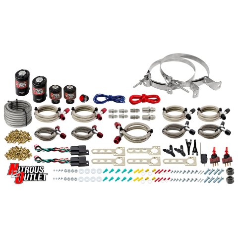 Nitrous Outlet Oxide Systems 00-10023-00 Chrysler EFI Dual Stage Single Nozzle System (No Bottle)