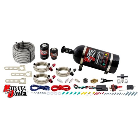 Nitrous Outlet EFI Single Nozzle Systems 00-10030-10 Import System (10lb Bottle)