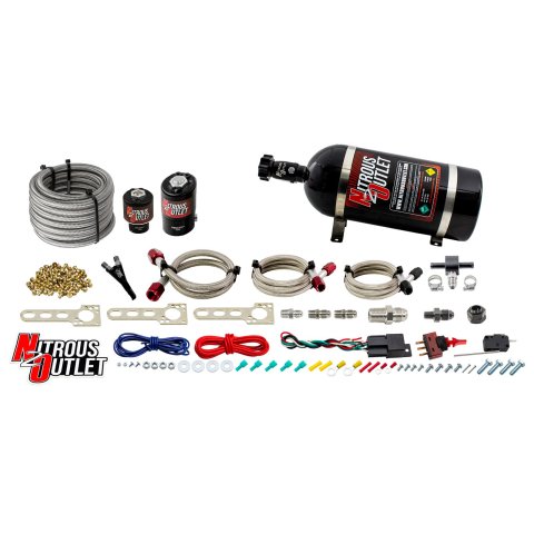Nitrous Outlet EFI Single Nozzle Systems 00-10040-10 Universal System (10lb Bottle)
