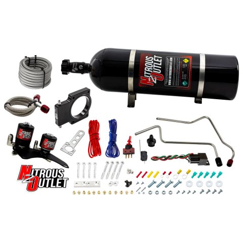 Nitrous Outlet Oxide Plate Systems 00-10128-15 90mm 07-12 GM Truck System (15lb Bottle)