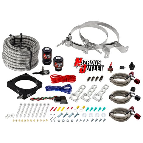 Nitrous Outlet Oxide Plate Systems 00-10133-00 90mm EFI 5.7 & 6.1 Hemi System (No Bottle)