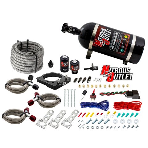 Nitrous Outlet Oxide Plate Systems 00-10138-10 85mm EFI 6.4 Hemi System (10lb Bottle)