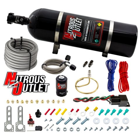 Nitrous Outlet Distribution Ring Systems 00-10202-15 GM EFI Small System (15lb Bottle)