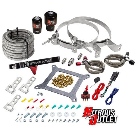 Nitrous Outlet Stinger Plate Oxide Systems 00-10602-00 Race 4150 System (50-600hp) (5-7-10psi)(No Bottle)