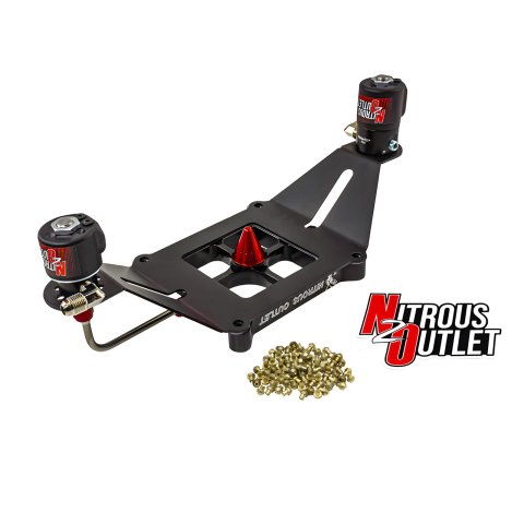 Nitrous Outlet 4150 Stinger Plate Conversion Kits 00-10610-SF Conversion, Deep EFI Center Sol Bracket, (5,7,10psi)