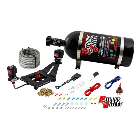 Nitrous Outlet Stinger Plate Oxide Systems 00-10612-10 Race 4150 System Deep Center Sol Bracket Low PSI(10LB Bottle)