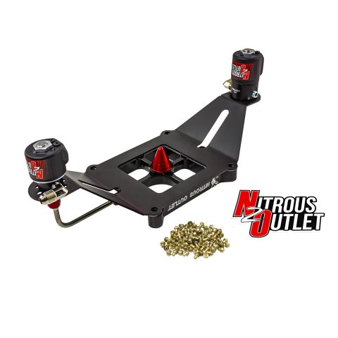 Nitrous Outlet 4150 Race Stinger Plate Conversion Kits 00-10612-SF Conversion, Deep EFI Center Sol Bracket (5-7-10psi)