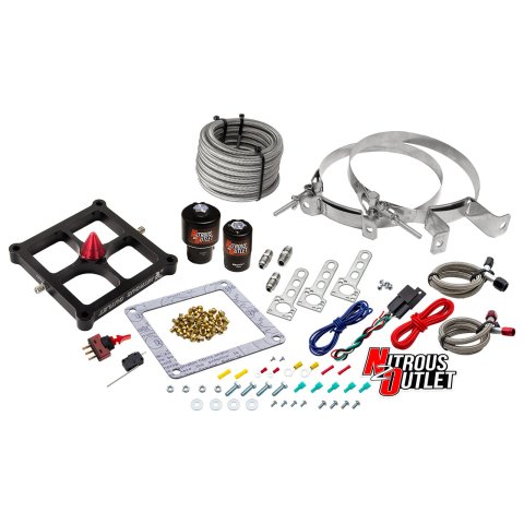 Nitrous Outlet Stinger Plate Oxide Systems 00-10652-00 Race 4500 System (50-500hp) (5,7,10psi)(No Bottle)