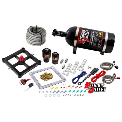 Nitrous Outlet Stinger Plate Oxide Systems 00-10652-10 Race 4500 System (50-500hp) Low PSI(10LB Bottle)