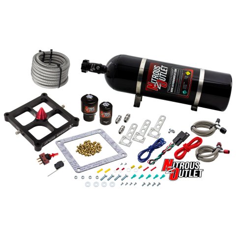 Nitrous Outlet Stinger Plate Oxide Systems 00-10652-15 Race 4500 System (50-500hp) Low PSI(15LB Bottle)