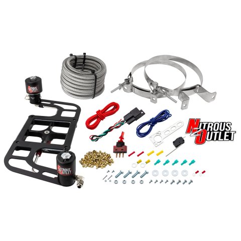 Nitrous Outlet Stinger Plate Oxide Systems 00-10656-00 Race 4500 System Boomerang Bracket 5-7-10psi No Bottle