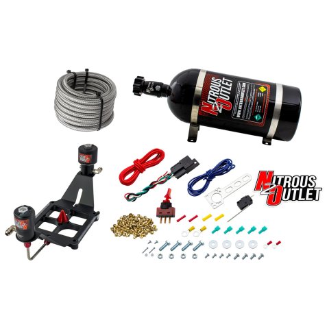 Nitrous Outlet Stinger Plate Oxide Systems 00-10662-10 Race 4500 Sys Deep Center Sol Bracket Low PSI(10LB Bottle)