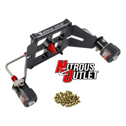 Nitrous Outlet 4150 Race Stinger Plate Conversion Kits 00-10662-SF 4500 Conversion, Deep EFI Center Sol Bracket Low PSI