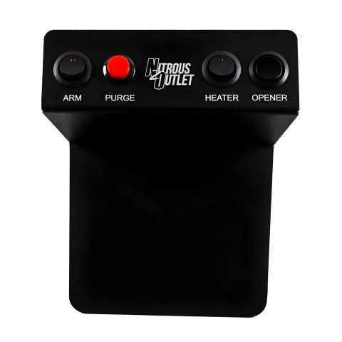 Nitrous Outlet Switch Panels 00-11026 Panel, Console Mount, Aluminum, Black, 4 Switches, Chevy, Each