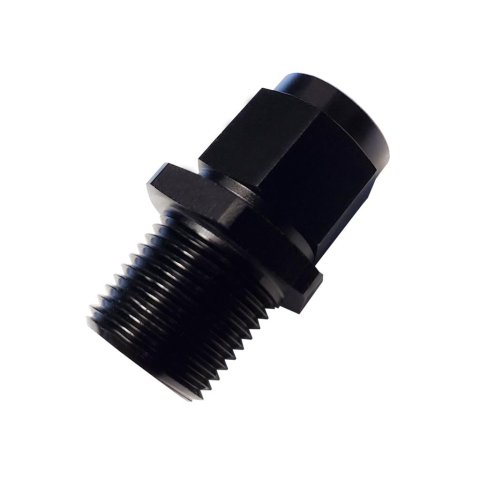 Nitrous Outlet Fittings and Adapters 00-12536 Universal Fittings, Straight Swivel Fitting 3/8" NPT x 6AN (Male/Female)