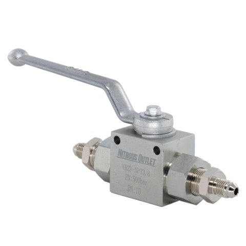 Nitrous Outlet Shut-Off Valves 00-31021-4 Valves, Carbon Steel Safety Shut Off Valve - Rated to 7250 psi/4AN Fittings