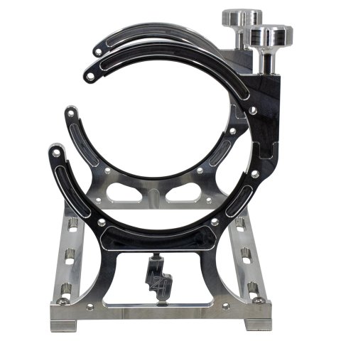 Nitrous Outlet Billet Aluminum Bottle Brackets 00-32011 Oxide Bracket, Horizontal Mount, Aluminum, Natural, Kit