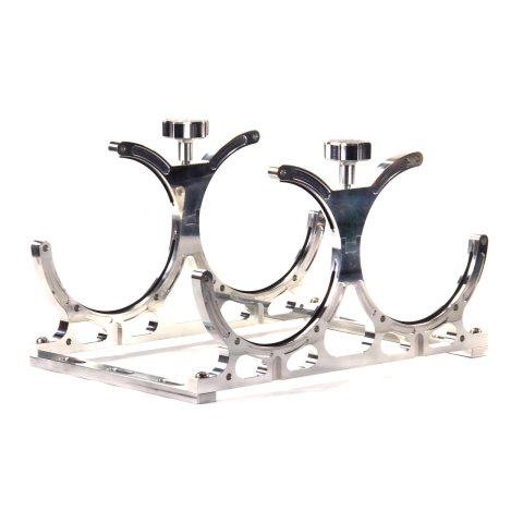 Nitrous Outlet Billet Aluminum Bottle Brackets 00-32013 Dual 10lb/15lb Bracket (Vertical Mount)