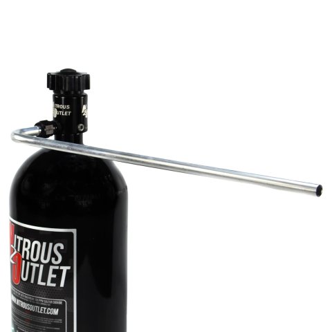 Nitrous Outlet Blow-Down Kits 00-35030 Oxide Tube, 90 degree, -8 AN Inlet Size, Female Threads, Aluminum, Natural, Tube Nut, Kit
