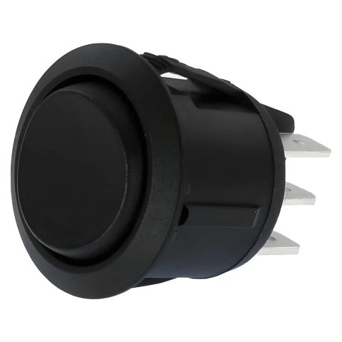 Nitrous Outlet Rocker Switches 00-51013 Electrical Switches, Switches, Momentary On-Off, Single Throw, Plastic, Black, Weatherproof Sealed, Each