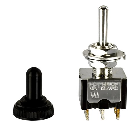 Nitrous Outlet Electrical Switches 00-51031 Switches, DPDT Micro Momentary Switch With Boot