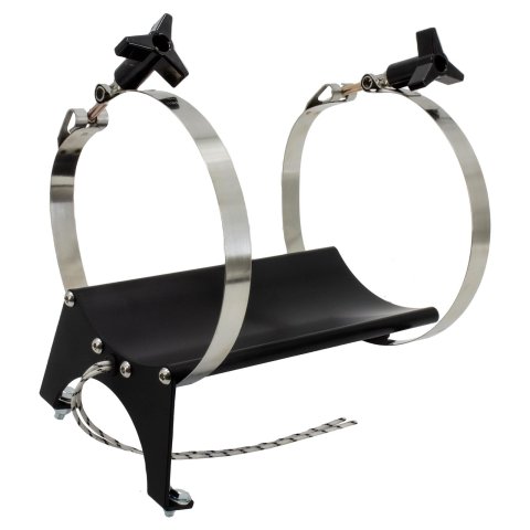 Nitrous Outlet Heated Bottle Brackets 00-64000 Oxide Bracket, Heated, Aluminum, Natural, Each