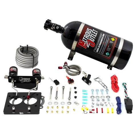 Nitrous Outlet X-Series Oxide Systems 00-10117-52-10 52mm 93-97 LT1 Hardlined Plate System (10lb Bottle)