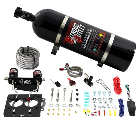 Nitrous Outlet X-Series Oxide Systems 00-10117-52-15 52mm 93-97 LT1 Hardlined Plate System (15lb Bottle)