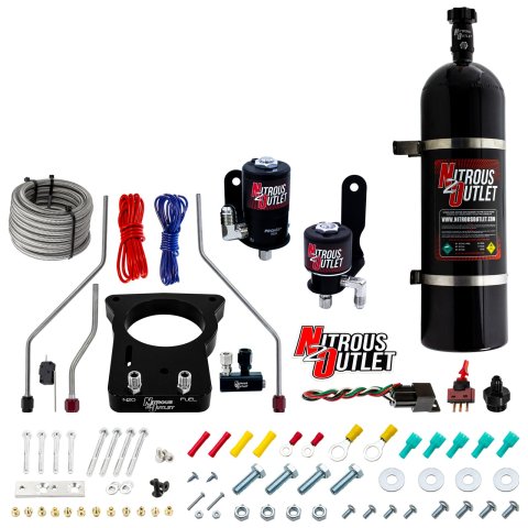 Nitrous Outlet Oxide Plate Systems 00-10118-78-15 78mm 98-02 F-body System (15lb Bottle)
