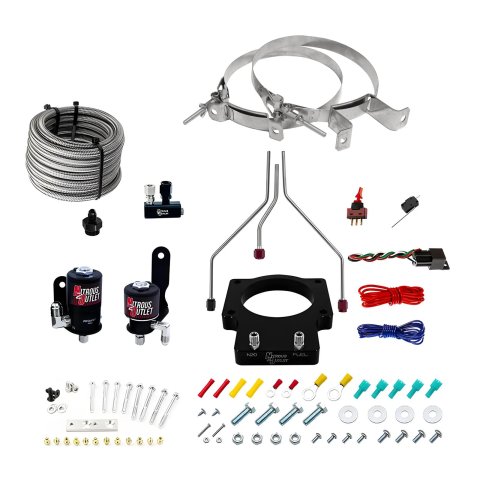 Nitrous Outlet Hardline Oxide Plate Systems 00-10118-90-00 90mm Fast Intake 98-02 F-body System (No Bottle)