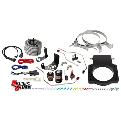 Nitrous Outlet Hardline Oxide Plate Systems 00-10119-90-00 90mm 2010+ Camaro System (No Bottle)
