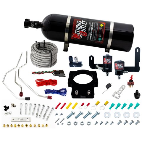 Nitrous Outlet Oxide Plate Systems 00-10120-90-15 90mm 08-09 G8 GT/GXP System (15lb Bottle)