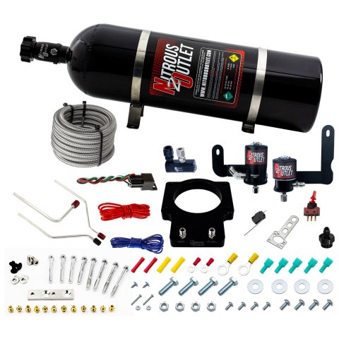 Nitrous Outlet Oxide Plate Systems 00-10121-90-15 90mm Fast Intake 04-06 GTO System (15lb Bottle)