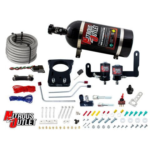 Nitrous Outlet Oxide Plate Systems 00-10122-78-10 78mm 97-04 Corvette System (10lb Bottle)
