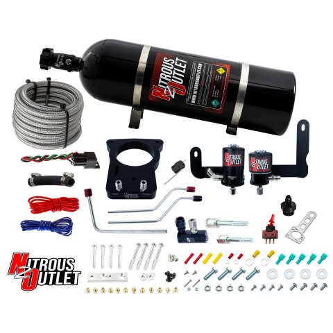 Nitrous Outlet Oxide Plate Systems 00-10122-78-15 78mm 97-04 Corvette System (15lb Bottle)