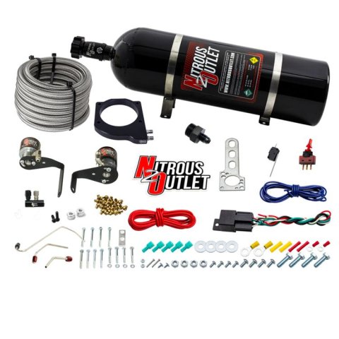 Nitrous Outlet Oxide Plate Systems 00-10129-102-15 102mm Fast Intake Hard-line System (15lb Bottle)
