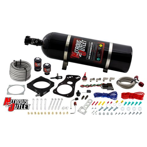 Nitrous Outlet Oxide Plate Systems 00-10137-80-15 80mm 6.1 Hemi Intake System (15lb Bottle)