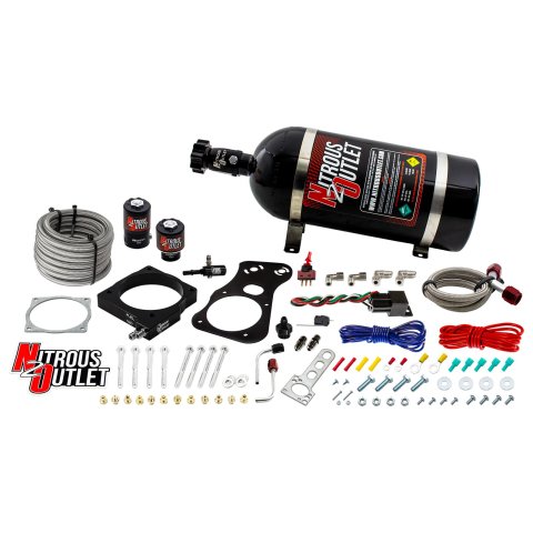 Nitrous Outlet Oxide Plate Systems 00-10137-90-10 90mm 6.1 Hemi Intake System (10lb Bottle)