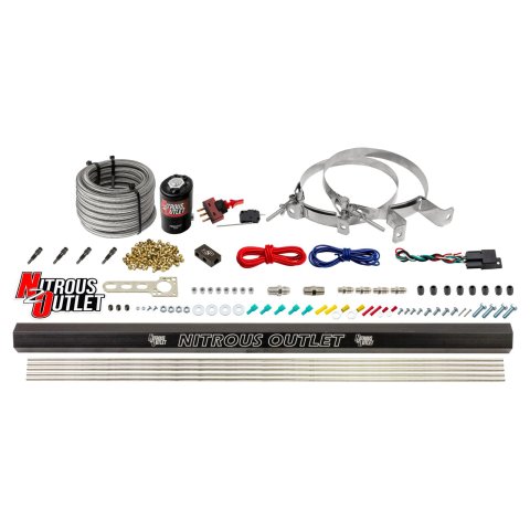 Nitrous Outlet Direct Port Systems 00-10361-SBT-00 Dry EFI 4 Cyl 1 Sol Sys w/ Single Rail (No Bottle)(SBT Noz)
