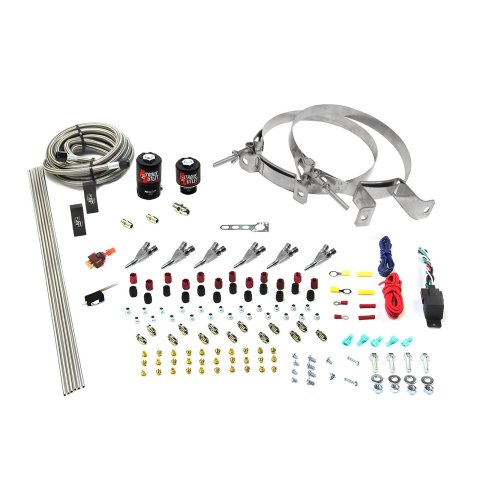 Nitrous Outlet Oxide Systems 00-10399-SBT-00 6 Cyl 2 Sol Direct Port Sys w/ Dist Blocks Hi PSI(No Bottle)(SBT Noz)