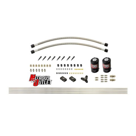Nitrous Outlet Oxide System Conversion and Upgrade Kits 00-10420-H-SBT Dry EFI 8 Cyl 2 Sol Racers Direct-Port kit w/ SBT Noz