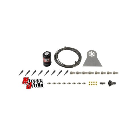 Nitrous Outlet Oxide Systems 00-10480-H-DRY Systems, Dry 8 Cylinder Solenoids forward Direct Porribution Blocks/90 Degree Discharge Nozzles