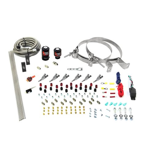 Nitrous Outlet Oxide Systems 00-10398-ALC-SBT-00 6 Cyl 2 Sol Direct Port Sys w/Dist Blocks ALC Low PSI(No Bottle)(SBT Noz)