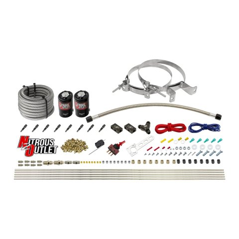 Nitrous Outlet Oxide Systems 00-10432-H-SBT-00 Dry EFI 8 Cyl 2 Sol Racers Direct Port Sys (No Bottle) (SBT Noz)