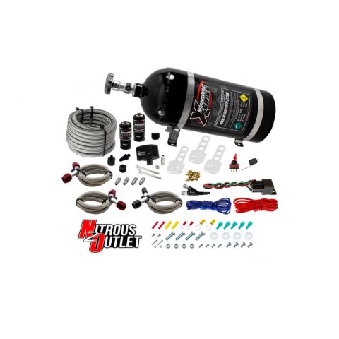 Nitrous Outlet X-Series Oxide Systems 22-82002 05-10 Mustang 4.6L Nozzle System (45psi)(35-50-75-100-150-200 HP)