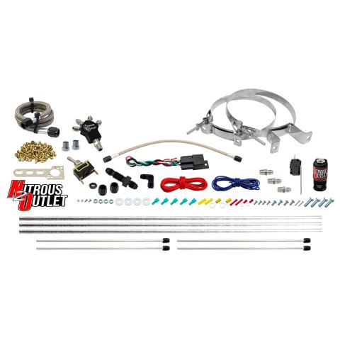 Nitrous Outlet Oxide Systems 50-10104-00 Systems, Powersports Dry Quad Discharge Hardline System (40,60,80,100,120 HP)(No Bottle)