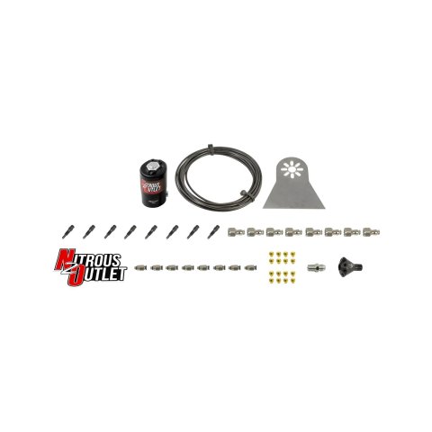 Nitrous Outlet Oxide Systems 00-10480-H-SBT-DRY Systems, Dry 8 Cylinder Solenoids forward Direct Portribution Blocks/Straight Discharge Nozzles
