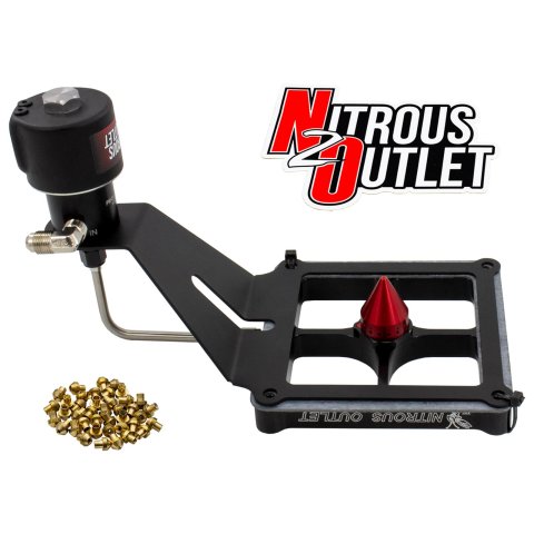 Nitrous Outlet Oxide Systems 00-10683-GEN4-SF Systems, 4500 Stinger 4 Dry Race Solenoid Forward Coet/Solenoids Mount Upside Down - (50-600 HP)