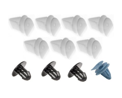 Precision Replacement Parts - Weatherstrip Seal Fasteners for 2006-2011 CIVIC CFK-2584-06 Honda Civic (4Dr Sedan), Cowl Fastener Clip Kit, 11 Piece Kit