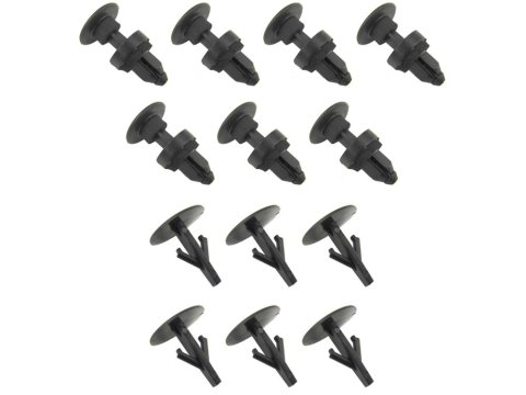 Precision Replacement Parts Weatherstrip Seal Fasteners CFK-641-90 1990-1993 Honda Accord (4Dr Sedan), Cowl Fastener Clip Kit, 13 Piece Set